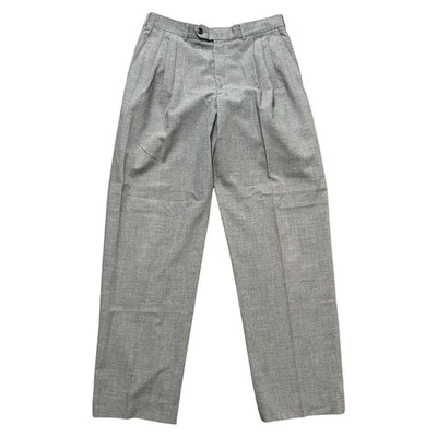 John Henry Trousers - Gray with Pleated Front Pants - W34 - Image 1 of 4