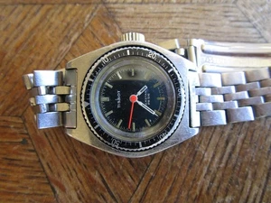 Vintage Used Steel Ladies TISSOT PR516 Diver Manual Watch Cal. 741. For parts. - Imagen 1 de 24