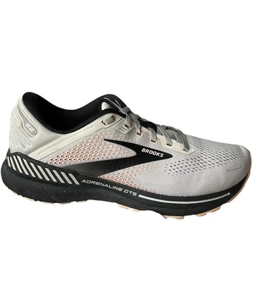 Brooks Adrenaline GTS 22 Women Gray Rose Black Running Sneakers Size 10.5 W - Image 1 of 4