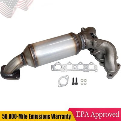 Catalytic Converters for 2004-2012 Kia Spectra5 Hyundai Elantra 2.0L Bent Outlet Foto 1 de 4