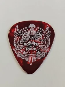 ¡INAUGURAL! ¡MONSTERS OF ROCK CRUISE RARO/2012 TOUR PÚA DE GUITARRA! NUEVO - Imagen 1 de 2