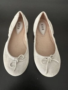 Two Pairs Of Toddler Ballet Flats By Bloch One Silver And One Black Patent Sz 9 - Picture 1 of 10