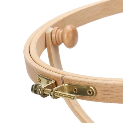 Cross Stitch Supplies Embroidery Stand Round Embroidery Frame Portable - Image 1 of 4