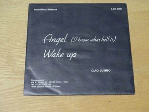 7" Ciao Jumbo - Angel / Wake Up (Flower LEW 6001) RARE ITALO DISCO - Foto 1 di 4
