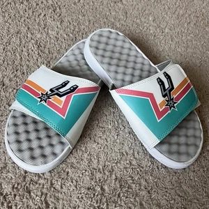 Sandales à lanières réglables San Antonio Spurs Slide taille 6 unisexe - Photo 1/4