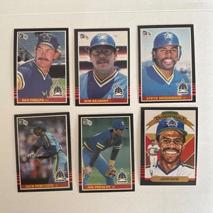 1985 Donruss Baseball Card Lot Seattle Mariners Alvin Davis 18 Diamond King +Mor - Picture 1 of 2