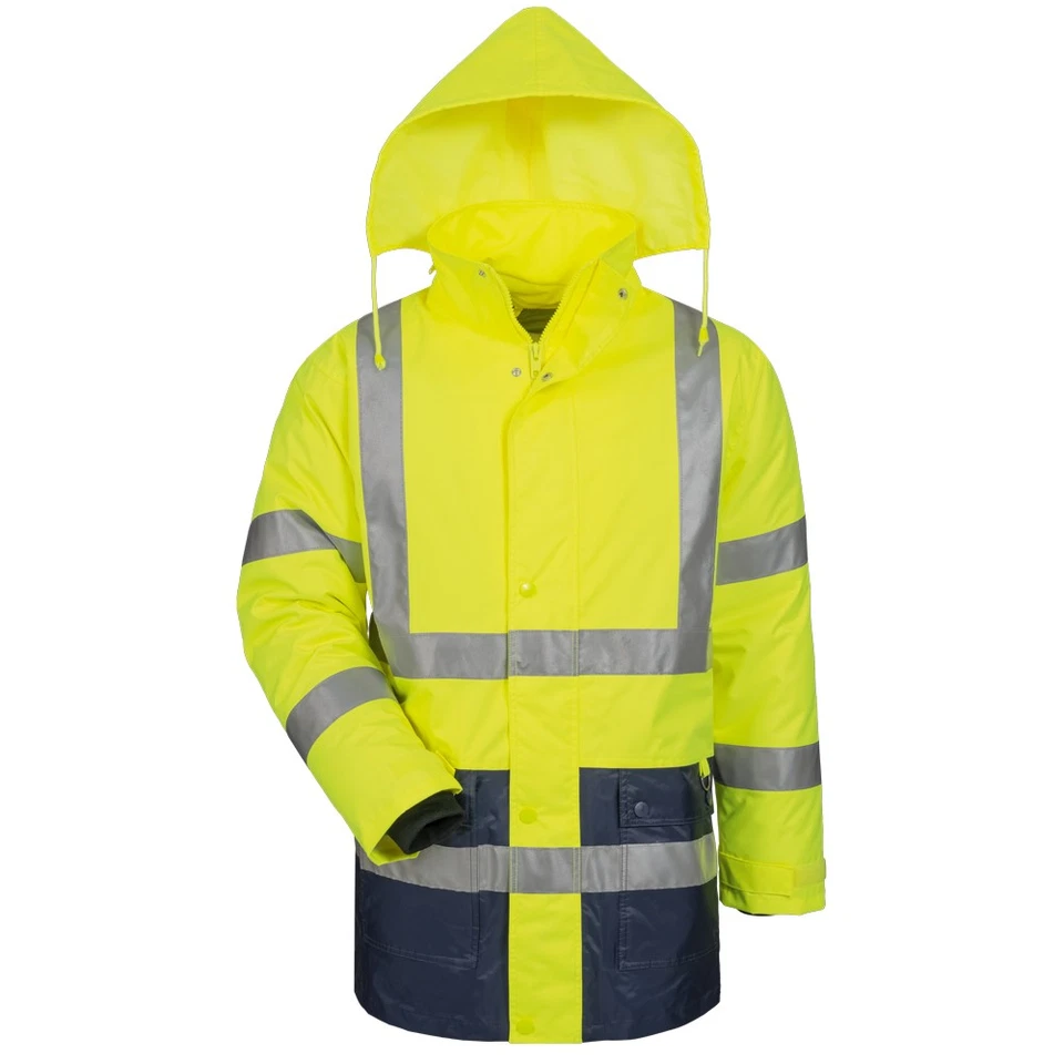SAFESTYLE Gr .2XL (62/64) *SEBASTIAN* 2IN1 WARN-PARKA GELB gelb *SEBASTIAN* 2in1 HIGH VIS