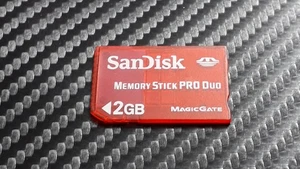 SanDisk 2GB Memory Stick PRO Duo Memory Card - For CyberShot Camera + Sony PSP - Picture 1 of 4