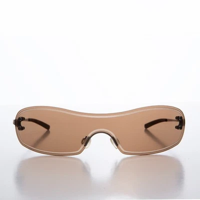 Óculos de sol vintage perfeito marrom sem aro - Soto - Imagem 1 de 3