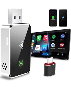 Wireless Carplay Adapter for Apple iPhone & Androi... - Afbeelding 1 van 8