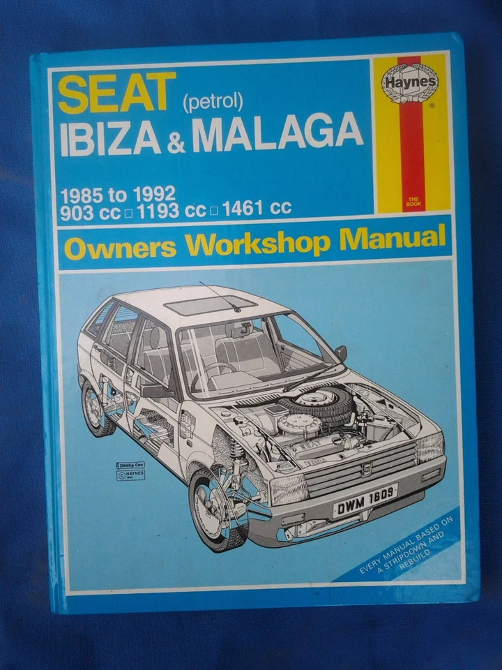 Seat Ibiza & Malaga Haynes Workshop Manual  - 1985 to 1992 petrol models. - Image 1 of 1