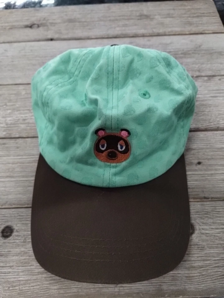 Gorra de béisbol ajustable Animal Crossing Tom Nook verde/marrón Foto 1 de 4