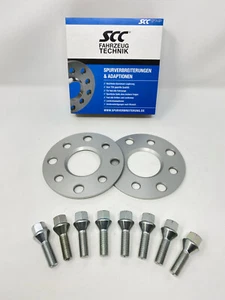 10mm 2x5mm SCC ensanchamiento de carril para Smart fortwo 453 + tornillos de rueda placas de carril - Imagen 1 de 8