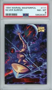 1994 Marvel Masterpieces #111 Silver Surfer PSA 8 - Picture 1 of 2