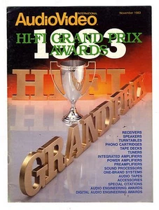 AUDIO VIDEO INTERNACIONAL - HI FI GRAN PRIX  NOVIEMBRE 1983   VINTAGE - Bild 1 von 3