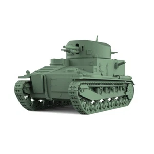 SSMODEL Scala 1/220 Kit Modellino Militare British Vickers Mk.I Carro Medio - Foto 1 di 7