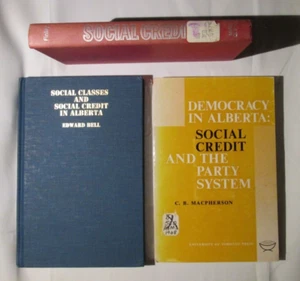 3 Bücher SOZIALE KREDITWIRTSCHAFT englische Herkunft/Alberta | Bell MacPherson Finlay - Bild 1 von 11