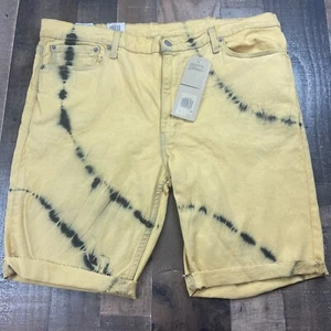 Levi's 511 Slim Fit Cut Off Tie-Dye Denim Jean Shorts 12" Inseam Men's Size 40 - Picture 1 of 7