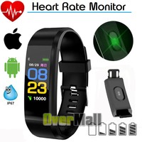 Smart Watch Band Heart Rate Blood Pressure Monitor BP Tracker Fitness Wristband