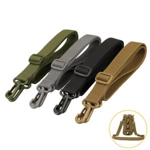 Tactical Shoulder Bag Strap Adjustable Anti-slip Replacement Straps with 2 Hook - Picture 1 of 14