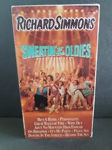 Richard Simmons Sweatin’ to the Oldies VHS Video Tape Rare VTG Aerobics Exercise - Picture 1 of 6