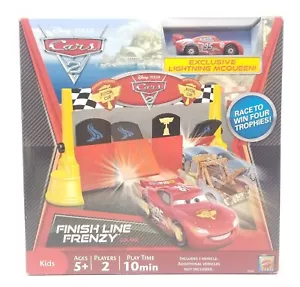Disney Pixar Cars 2 Finish Line Frenzy Game with Exclusive Lightning McQueen NEW - Picture 1 of 8