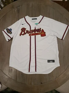 NWT Nike Atlanta Braves World Series Champions 2021 Acuna Jr. Jersey Mens XL - Picture 1 of 5
