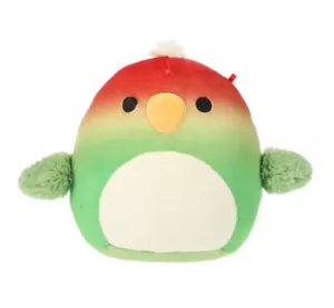 Squishmallows Elliene the Parakeet Bird Pet Squad Cuddle Plush 7.5in NWT - Picture 1 of 2