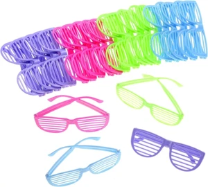 recuerdos de fiesta Lentes gafas para hombre mujer decoraciones fiestas 24 pack - Picture 1 of 10