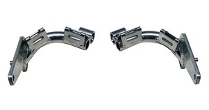 Blingstar Notorious Heel Guard Replacement Brackets Polished Suzuki LTR450 - Picture 1 of 3