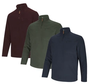 Hoggs of Fife Islander 1/4 Zip Micro Fleece Shirt Country Hunting Shooting