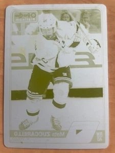 2016-17 OPC Platinum MATS ZUCCARELLO Printing plate 1/1 - Picture 1 of 2