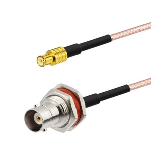3er-Pack BNC Buchse auf MCX Stecker Kabel 15 cm für DVB-T2 ATSC TV RTL SDR USB Stick - Bild 1 von 3