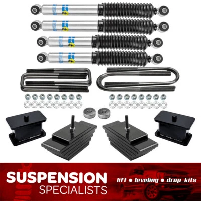 3" Full Lift Kit w/ Bilstein Shocks For 1999-2004 Ford F250 4X4 Foto 1 de 4