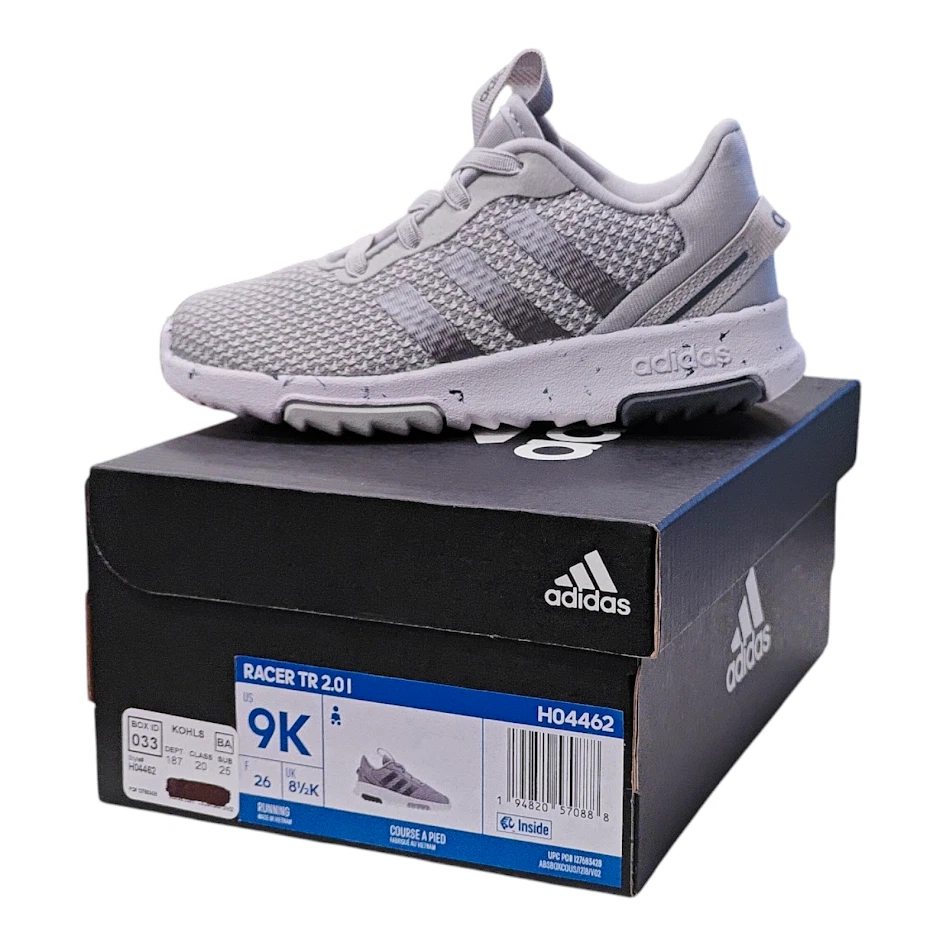 Adidas Baby Racer TR 2.0 H04462 Zapatos para Correr para Niños y Niñas, Gris Foto 1 de 4