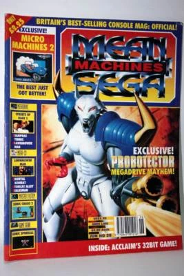 MEAN MACHINES SEGA RIVISTA N° 20 GIUGNO 1993 USATA IN BUONO STATO INGLESE 60061 - Immagine 1 di 3