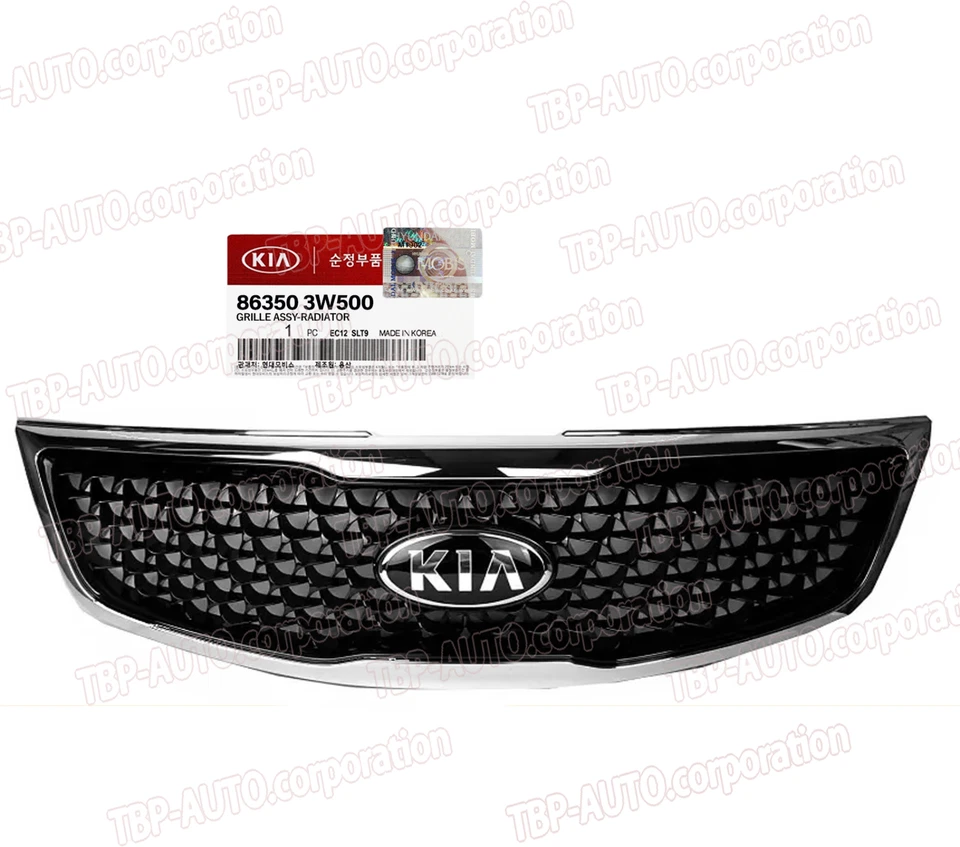 ПОДЛИННАЯ ® решетка радиатора для 2014-2016 Kia Sportage EX LX 863503W500 - Изображение 1 из 1