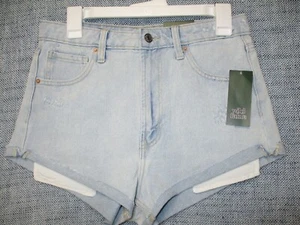 Wild Fable Women's Cheeky Jean Shorts Light Blue Size 6 High Rise Casual Bottoms - Picture 1 of 5