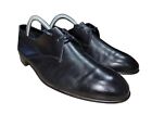 Bally Continentals Mens Hudson Black Leather Lace Up Dress Shoes Size 8 D