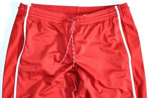 Adidas • Men's Climalite Utility Drawstring Track Pants Red White AT5359 Size M