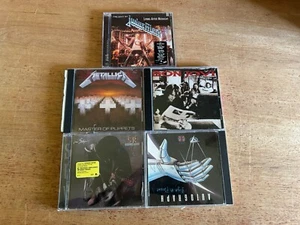 CD Lot Hair Band Rock Metallica Bon Jovi SRV Autograph Judas Priest Rough Cases - Bild 1 von 24