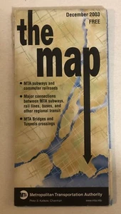 Metro New York Travel Map Fold Out Brochure Booklet Ephemera M3 - Picture 1 of 3
