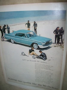 1960 60 De Soto DeSoto large-mag car ad -scuba theme - Picture 1 of 1