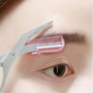 Cortadora De Cejas, Tijeras Con Peine, Depilación Facial, Afeitadora Moldeadora - Picture 1 of 4