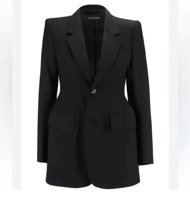 巴黎世家沙漏西装外套 (新西兰) — 第 1/4 张图片