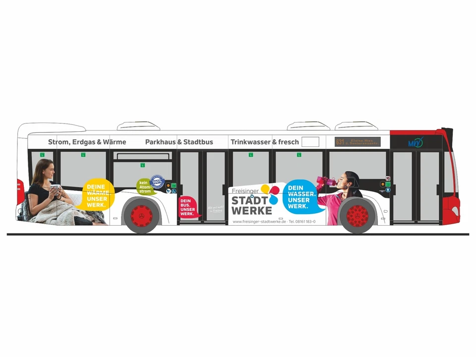 Rietze 73508 - 1/87 Mercedes-Benz Citaro '15 Autobus Urbain Freising - Neuf - Photo 1/1