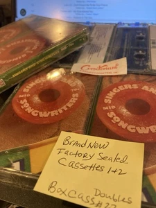 Singers & Songwriters Mid 70s Cassette set 1 & 2 Time Life New & sealed - Picture 1 of 5