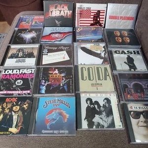 Lot 20 CDs Rock Pink Floyd ACDC, Zeppelin, The Doors Skynyrd, KISS, DEAD, STONES - Picture 1 of 23