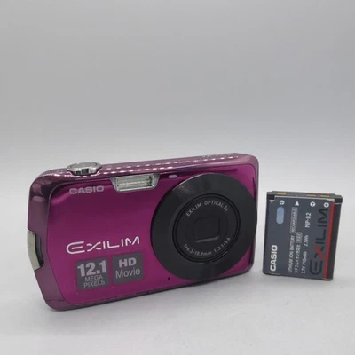 Casio Digital Camera Exilim EX-Z330 12.1MP Pink Tested - Image 1 of 4