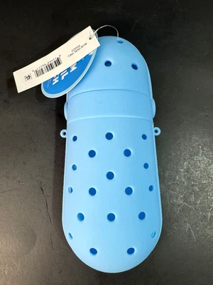 Art 101 Charm Pencil Pouch Silicone Shoe Style Case Red Blue Pink White Organize - Image 1 of 4